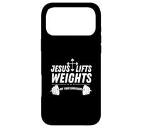 Gym And Jesus Christ Weightlifting Christian Bodybuilder Case for iPhone 17 Pro Max