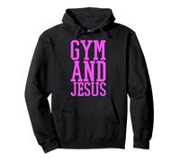 Gym and Jesus Christian Trainer Grace God Athlete Lifting Pullover Hoodie