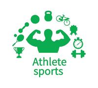 Gym Athlete Sports Vinyl Wall Decal for Gymnasium Muscled Dumbbell Bike Wall Stickers for Man Bedroom Modern Home Decor Small - 42x45cm