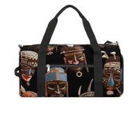 Gym Bag African Ritual Ethnic Tribal Printed Duffle Bag Yoga Bag Backpack Duffel Bag Small Gym Bag for Men And Women, style, One Size, Gym Bag