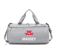 Gym Bag Agricultural Machinery Enthusiast MF, High Capacity Luggage Bag with Quick Access, Great for Workout, Travel and Leisure, Workout(Grey)