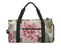 Gym Bag Beautiful Vintage Flower Printed Duffle Bag Yoga Bag Small Printed Gym Bag for Gym Travel Swimming
