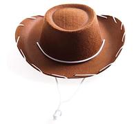 Gym Bag Cowboy Prop Children's Hat Decoration Conquered (Brown, One Size)