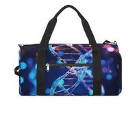 Gym Bag DNA Genetic Helix Printed Duffle Bag Yoga Bag Backpack Duffel Bag Small Gym Bag for Men And Women, style, One Size, Gym Bag
