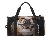Gym Bag English-Bulldog Gym Bag for Women Men Backpack Gym Bag with Shoe Compartment Reusable Gym Bag Mini Gym Bag, English-Bulldog, One Size