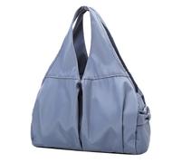 Gym Bag Fitness Training Bag Dry Wet Separation Weekend Bag Multi-Pockets Waterproof Portable Large Capacity for Swimming Hiking Camping(Blue)