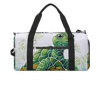 Gym Bag for Men Travel Duffle Bag Cartoon Turtle Pattern Tote Bag Weekender Duffel Bag Weekender Bag for Sports, style, One Size