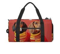 Gym Bag for Men Travel Duffle Bag Cute Dachshund Tote Bag Weekender Duffel Bag Weekender Bag for Sports, style, One Size