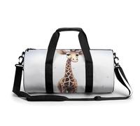 Gym Bag for Men & Women Cute Giraffe_77697538 Printed with Shoe & Wet Compartment - Duffle Bag for Travel, Sports, Fitness & Workout