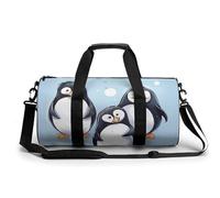 Gym Bag for Men & Women Cute Penguins Printed with Shoe & Wet Compartment - Duffle Bag for Travel, Sports, Fitness & Workout