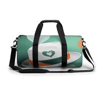Gym Bag for Men Women,Heart Shape on The Hat Printed Workout Bags,Small Travel Duffle Bags for Traveling Overnight Weekender Bag Personal Item Travel Bag Large Sport Bag, Heart Shape on the Hat,