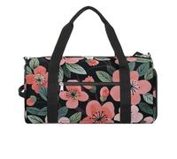 Gym Bag for Men Women Travel Duffle Bag Beautiful Flower Images Carry On Weekender Bag with Shoe Compartment, style, One size, Style, One size