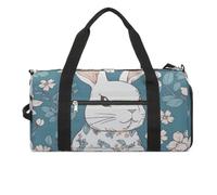 Gym Bag for Men Women Travel Duffle Bag Beautiful Little Bunny Carry On Weekender Bag with Shoe Compartment, style, One size, Style, One size