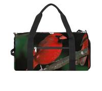 Gym Bag for Men Women Travel Duffle Bag Beautiful Red Birds Carry On Weekender Bag with Shoe Compartment, style, One size, Style, One size