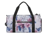 Gym Bag for Men Women Travel Duffle Bag Peach Dream Catcher Carry On Weekender Bag with Shoe Compartment, style, One size, Style, One size