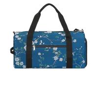 Gym Bag for Men Women Travel Duffle Bag Wild Flowers And Leaves Carry On Weekender Bag with Shoe Compartment, style, One size, Style, One size