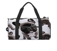 Gym Bag French Bulldog Gym Bag for Women Men Backpack Gym Bag with Shoe Compartment Reusable Gym Bag Mini Gym Bag, French Bulldog, One Size