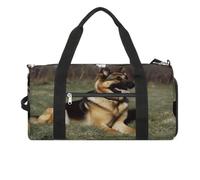 Gym Bag German Shepherd Dog Gym Bag for Women Men Backpack Gym Bag with Shoe Compartment Reusable Gym Bag Mini Gym Bag, German Shepherd Dog, One Size
