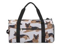 Gym Bag German Shepherd Gym Bag for Women Men Backpack Gym Bag with Shoe Compartment Reusable Gym Bag Mini Gym Bag, German shepherd, One Size