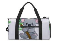 Gym Bag Green Leaf Koala Gym Bag for Women Men Backpack Gym Bag with Shoe Compartment Reusable Gym Bag Mini Gym Bag, Green leaf koala, One Size