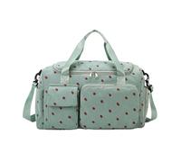 Gym Bag - Large Capacity Sports Duffel with Wet Pocket, Shoulder Strap | Multipurpose Workout Travel Bag for Men Women Gym Water Resistant - i, verde, Consulte la descripción, See description