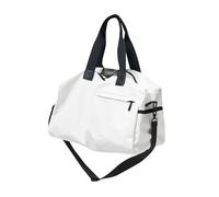 Gym Bag Luggage Bag for Swimming Workout Business Trip Picnic Backpacking- White