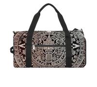Gym Bag, Mayan Calendar Printed Gym Bag,zippered Gym Bag,travel Gym Bag,gym Bag with Compartments, Mayan Calendar, One Size, Stylish
