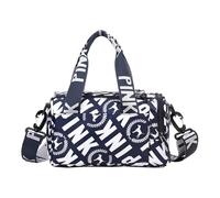 Gym Bag - Nylon, 9.45x6.3x6.3in Travel Bag Lightweight And Multi-Pocket | Convertible And Compact Design, Small Sports Duffle For Gym, Travel, Office, Outdoor Activities, Dark Blue, verwijzen naar de