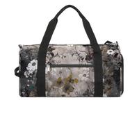 Gym Bag Small Wild Flowers Printed Duffle Bag Yoga Bag Printed Backpack Duffel Bag Small Gym Bag, style, One Size, Gym Bag
