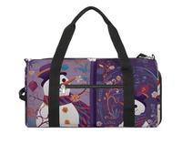 Gym Bag Snowman And New Year Printed Duffle Bag Yoga Bag Printed Backpack Duffel Bag Small Gym Bag, style, One Size, Gym Bag