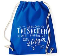 Gym Bag - Sparkle - On The Floor Is Clearly that the Over Sparkle Quotes Gym Bag Moon Works®, blue, One size