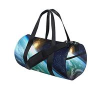 Gym Bag Sports Duffel Bag Weekender Bag Tote Earth Planet Star Travel Workout Bag Shoulder Backpack for Women Men