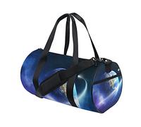 Gym Bag Sports Duffel Bag Weekender Bag Tote Earth Planet Stars Galaxy Travel Workout Bag Shoulder Backpack for Women Men