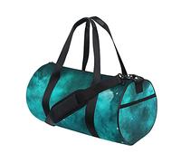 Gym Bag Sports Duffel Bag Weekender Bag Tote Star Green Nebula Travel Workout Bag Shoulder Backpack for Women Men