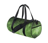 Gym Bag Sports Duffel Bag Weekender Bag Tote Star Green Nebula Universe Travel Workout Bag Shoulder Backpack for Women Men