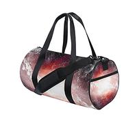 Gym Bag Sports Duffel Bag Weekender Bag Tote Stars Nebula Space Fire Travel Workout Bag Shoulder Backpack for Women Men