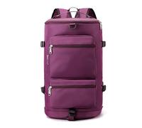 Gym Bag Sports Travel Backpack For Women Backpack Carry On Duffel Bag With Shoe Laptop Compartment Backpacks School Boys, Wine Red, standard size, Tote Backpacks