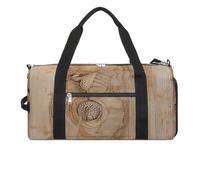 Gym Bag Wild Elk Duffel Bag for Men Women Overnight Bag with Shoe Compartment Workout Bags, Large Circular Crack, One Size, Art Deco