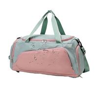 Gym Bag - Workout Holdall, Training Carrier | Waterproof Backpack with Shoe Pocket for Yoga Swimming Football Travel Dorm College Sports Camp Business Luggage Men Women Gear Organizer, Green, Refer to