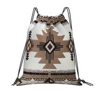 Gym Bagdrawstring Backpack For Beach Women Swim 36X42Cm Lightweight Versatile Bags Native American Print