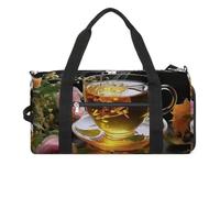 Gym Bags for Men Women Travel Duffle Bag Cup Of Tea Lightweight Carryon Gymbag Sports Bag for Travel, style, One size, Style, One size