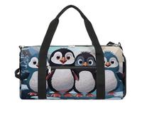 Gym Bags for Men Women Travel Duffle Bag Five Cute Penguins Lightweight Carryon Gymbag Sports Bag for Travel, style, One size, Style, One size