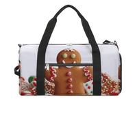 Gym Bags for Men Women Travel Duffle Bag Gingerbread Man Candy Lightweight Carryon Gymbag Sports Bag for Travel, style, One size, Style, One size