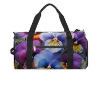Gym Bags for Men Women Travel Duffle Bag Pansy Perfection Lightweight Carryon Gymbag Sports Bag for Travel, style, One size, Style, One size