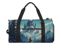 Gym Bags for Men Women Travel Duffle Bag The Wilderness of Magic Lightweight Carryon Gymbag Sports Bag for Travel, style, One size, Style, One size