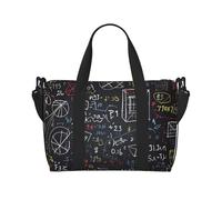 Gym Bags Small Golden retriever Duffel Bag Overnight Bag with Shoe Compartment Carryon Bag for Men Women, Mathematics And Physics, One Size