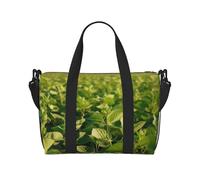 Gym Bags Small Peony Flowers Rose Duffel Bag Overnight Bag with Shoe Compartment Carryon Bag for Men Women, Soybean Field, One Size