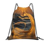 Gym Bagsport Sack For Running Men Hiking 36X42Cm Portable Durable String Bag Fairy Fish Tail
