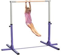Gym Bar for Kids Horizontal Bar Artistic Gym Gymnastics Height Adjustable Stretch Rhythmic Balance