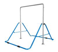 Gym Bar - Height-Adjustable Junior Training Bar with Steel Frame and Non-Slip Base | Non-Slip Home Training Equipment for Children Teenagers Indoor Outdoor